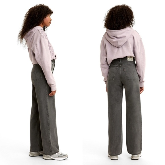 Levi’s • WellThread® High Loose Women's Jeans baggy wide leg Silver Bloom grey - Picture 11 of 11